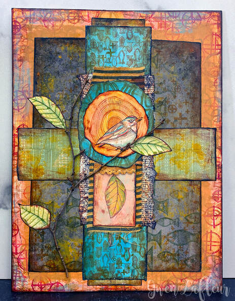 A New Day - Mixed Media Artwork by Gwen Lafleur