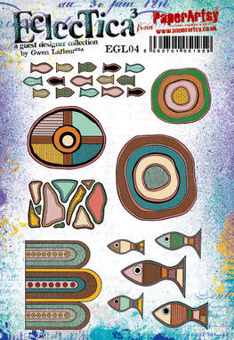 EGL04 - Aboriginal Inspired Rubber Stamp Set by Gwen Lafleur for PaperArtsy