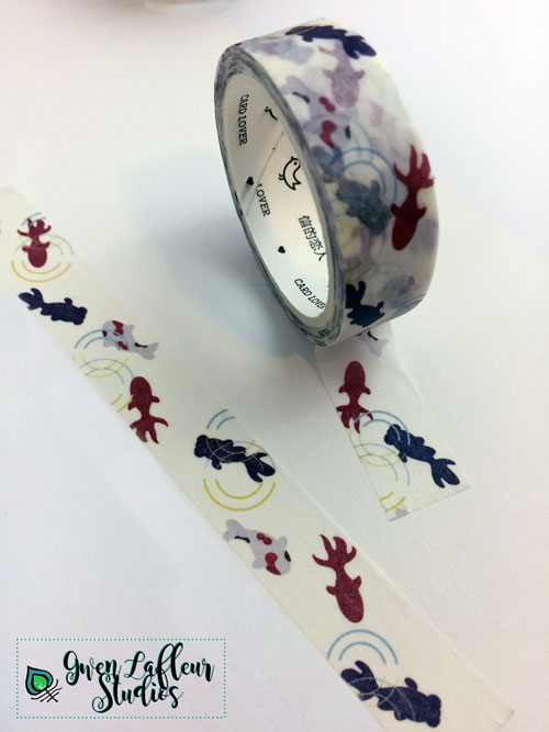 Wild Whimsy Woolies - Sea Bunnies Washi Tape - Decorative Tape - Ocean Life  