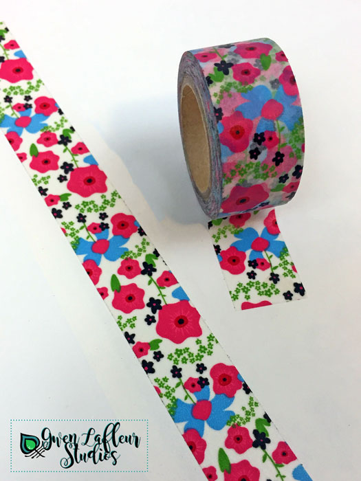 Floral Washi Tape  Gwen Lafleur Studios