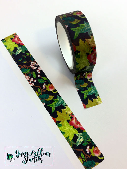 Yellow & Brown African Textile Inspired Washi Tape - Gift at the Gardner