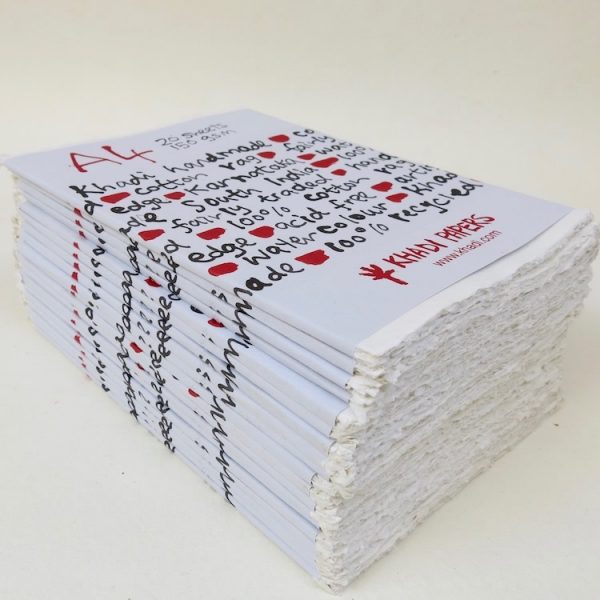 White Cotton Rag Paper Packs | Khadi Papers | Gwen Lafleur Studios
