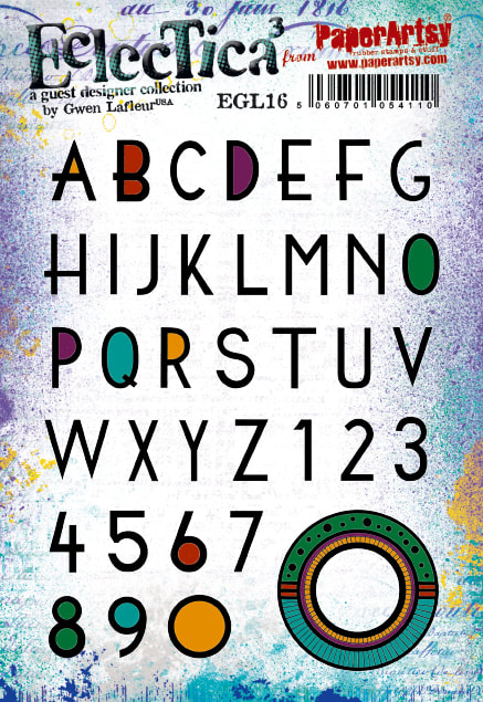 Art Deco Alphabet Stencil, Gwen Lafleur