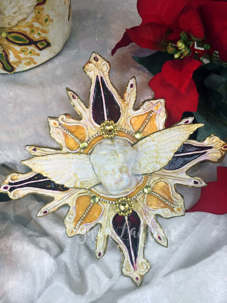 Faux Ceramic Christmas Ornament | Gwen Lafleur