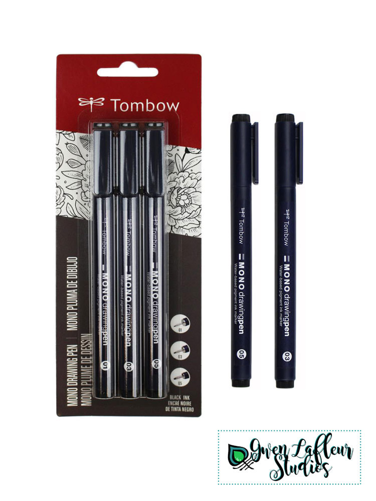 Inking Sketches With MONO Drawing Pens - Tombow USA Blog