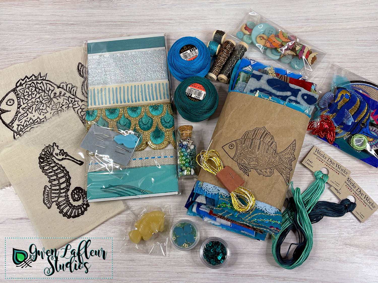 Slow Stitch Pack, Assorted Fabrics – Artistic Artifacts