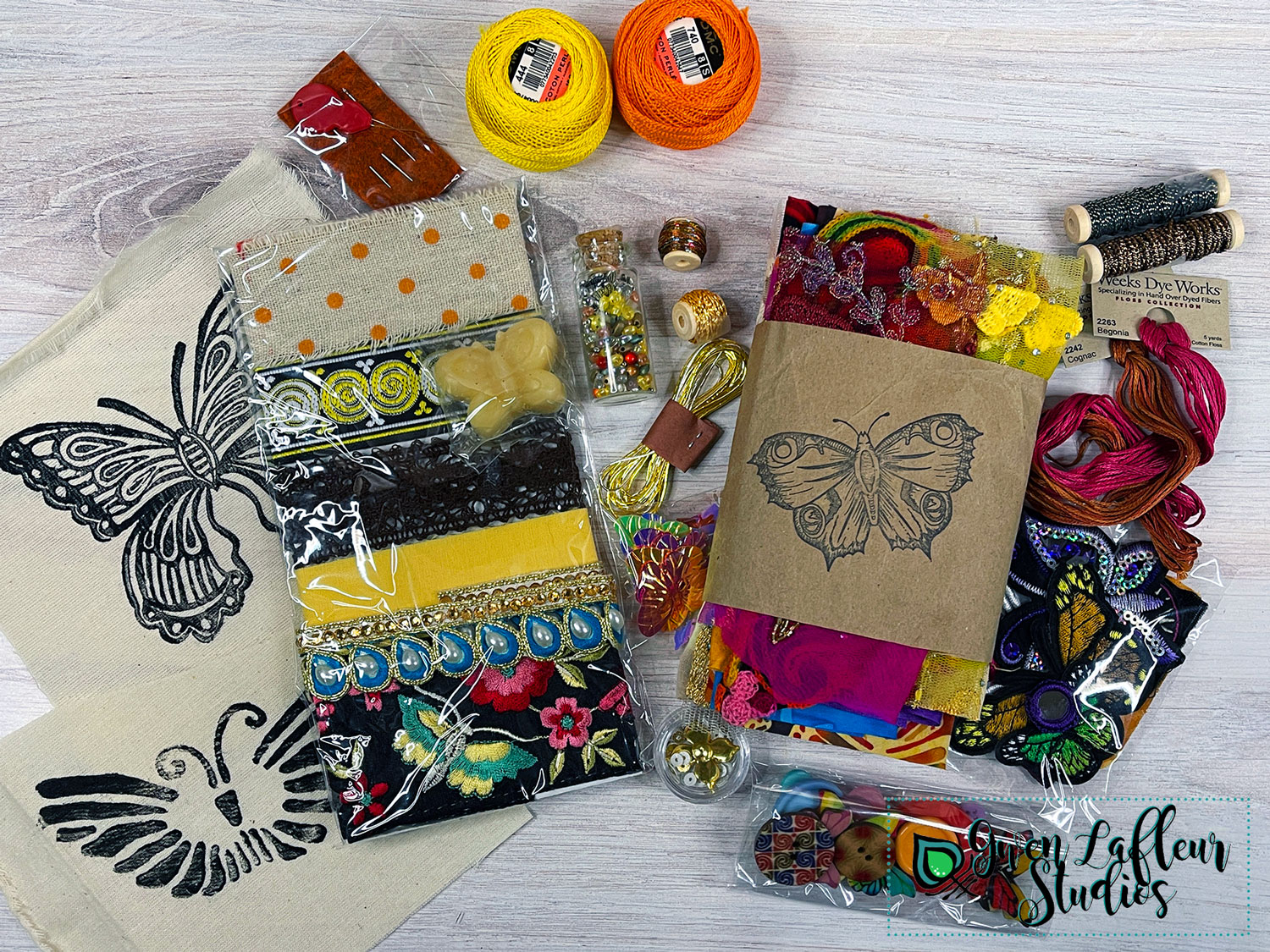 Boho Essentials Slow Stitching Kit, Bazaar Finds