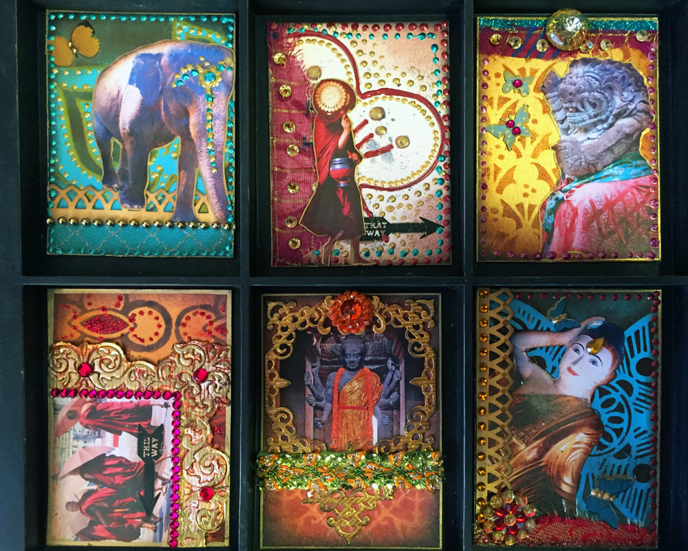 Southeast Asian Themed Artist Trading Cards | Gwen Lafleur